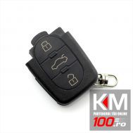 Audi - Accesoriu carcasa cheie 3 butoane, tip mare, fara buton panica, pt. baterie 2032