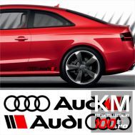 Sticker ornament auto lateral AUDI (set 2 buc.)