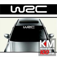 Sticker parasolar auto WRC (126 x 16cm)