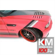 Sticker ornament auto model BMW ///M Power GREY (50cm x 18cm)