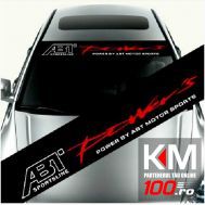 Sticker parasolar auto ABT (126 x 16cm)