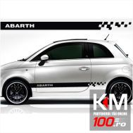 Ornament autocolant ABARTH (set 2 buc)