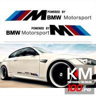 Sticker auto model BMW ///M Motorsport (set 2 buc.)