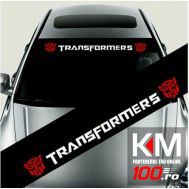 Sticker parasolar auto TRANSFORMERS (126 x 16cm)