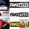 Sticker auto FakeTAXI Sign