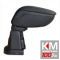 Cotiera pentru Ford Fiesta 2 2002- Fusion 09.2005-, rabatabila cu capac culisabil imbracat in piele eco, model Armster