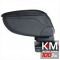Cotiera pentru Vw Golf 7 2012-, rabatabila cu capac culisabil imbracat in piele eco, model Armster