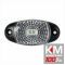 Lampa gabarit auto 12/24V ovala Alba cu led, 72x34x18mm, cu suport fixare , 1 buc.