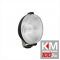 Proiector auto Wesem 12/24V bec H3, 152x81mm rotund, sticla alba si carcasa neagra, cu lumina de drum , 1 buc.