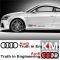 Sticker auto laterale AUDI (set 2 buc.)