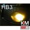 Set becuri ceata 9005 (HB3) - 12V, 55W (lumina galbena)