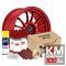 Kit reparatie jante, culoare VISINIU (V3) - Cod RAL: 3004