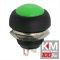 Buton 1 circuit 1A-250V OFF-(ON), verde