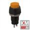 Buton 1 circuit 2A-250V OFF-(ON), orange