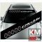 Sticker parasolar auto GREDDY (126 x 16cm)