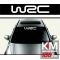 Sticker parasolar auto WRC (126 x 16cm)