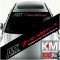 Sticker parasolar auto ABT (126 x 16cm)