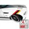 Sticker ornament auto model BMW ///M Power GERMAN (50cm x 18cm)