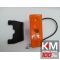 Lampa laterala 4 LED-uri, 12V, galbena, cu suport