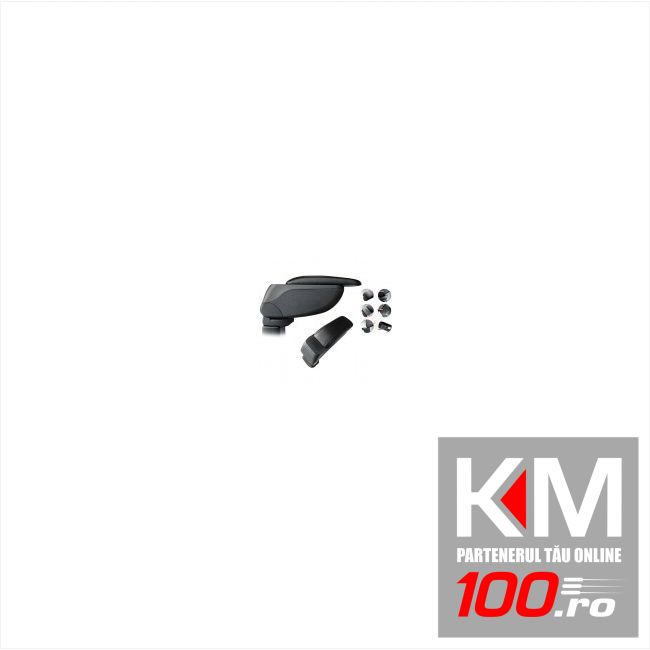 Cotiera pentru Fiat 500L 2012-> , rabatabila cu capac culisabil imbracat in piele eco, model Armster