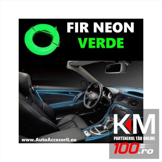 Fir NEON culoare VERDE (lungime 2M)