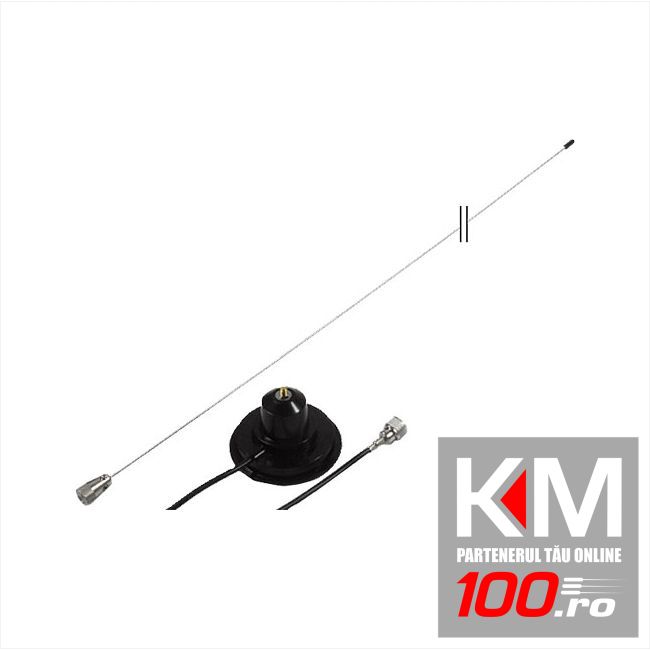 Antena statie CB HUSTLER IC-100, cu magnet