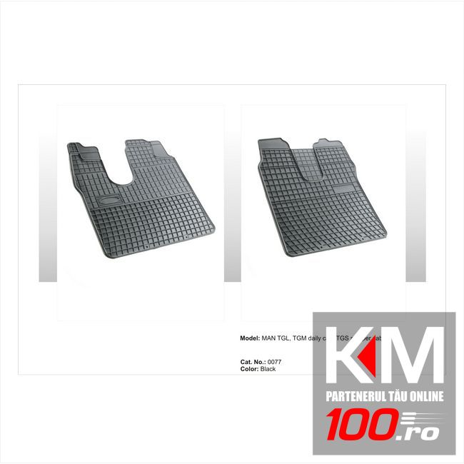 Covoare cauciuc MAN TGL cu cabina de dormit ( 0070, P110 )