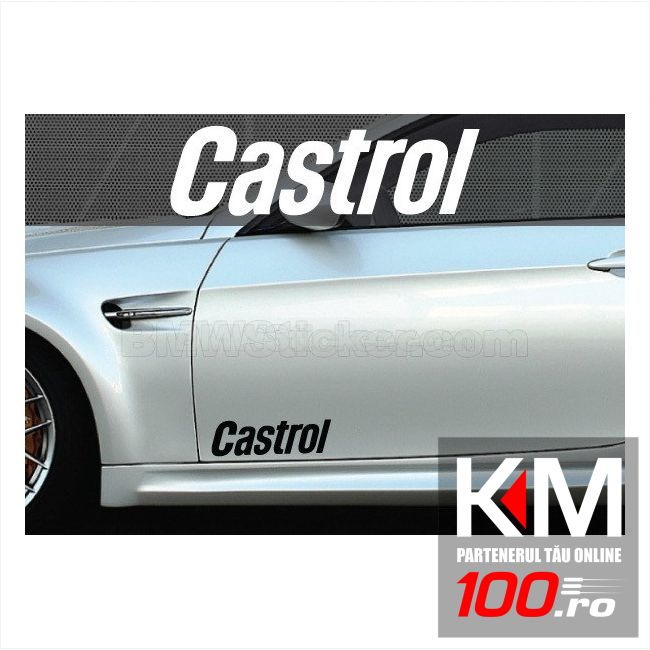 Set 2 buc. sticker auto lateral - CASTROL