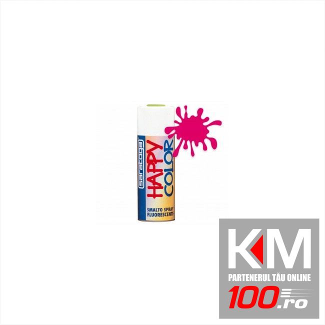 Spray vopsea Rosu Magnet Fluorescent, HappyColor, 400ml