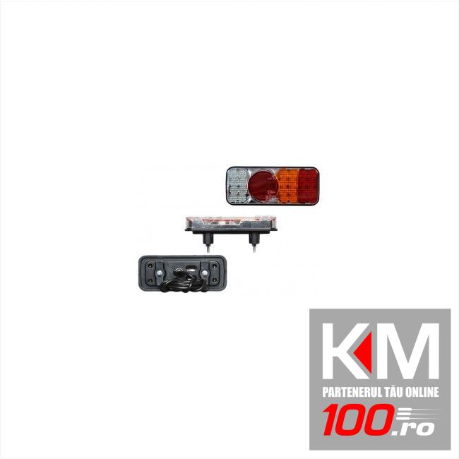 Lampa auto pentru remorca cu leduri, dreapta, 12/24V, 200x85x40mm, cu mers inapoi , 1 buc.