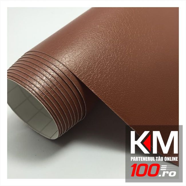 Folie auto DECO - Maron Leather (100 x 45cm)