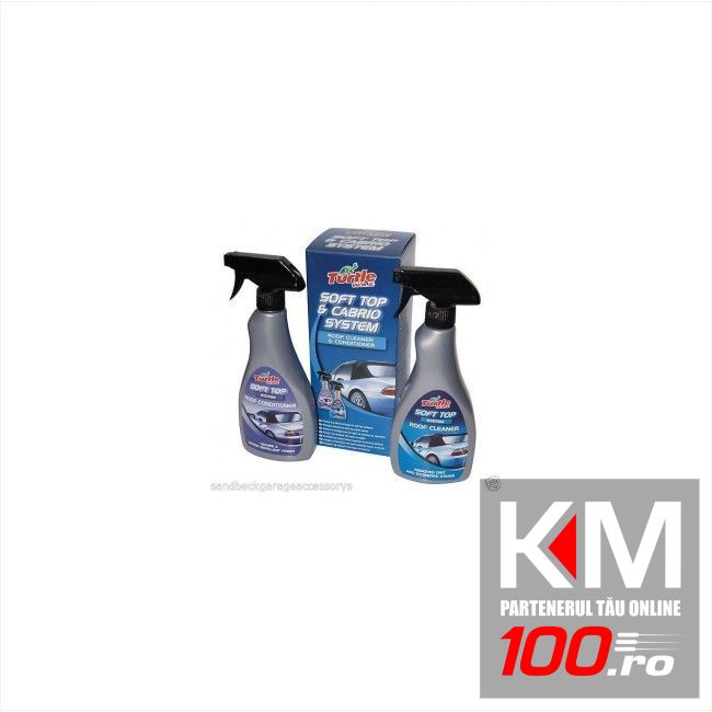 Solutie curatare si intretinere Soft-Top Turtle Wax Soft top & Cabrio system 500+500 ml