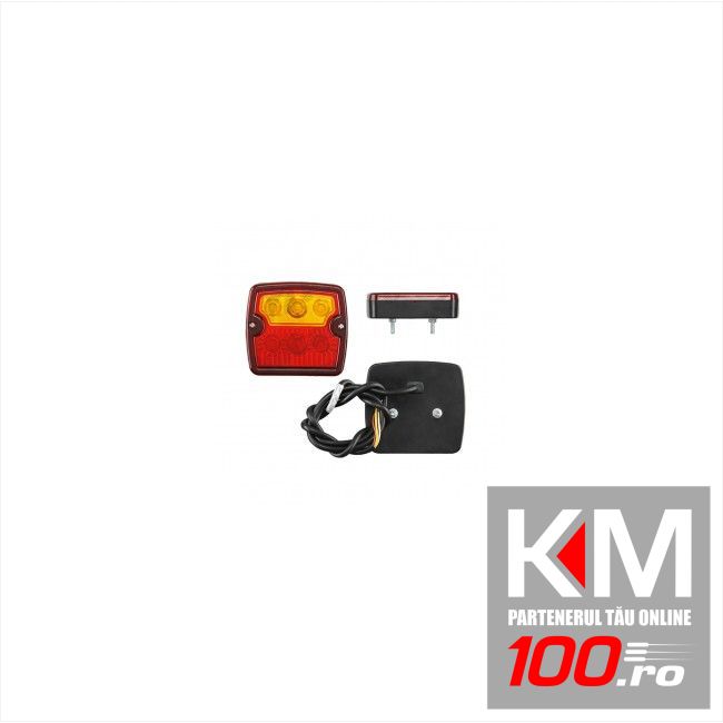 Lampa auto pentru remorca cu LED, universala Dreapta/Stanga 12/24V , 105x98x30mm, fara lampa numar, 1 buc.