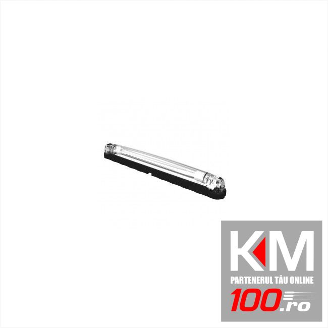 Lampa gabarit auto 12V/ 24V cu LED dreptunghiulara Portocaliu, 235x22x25mm , cu cablu, 1 buc.