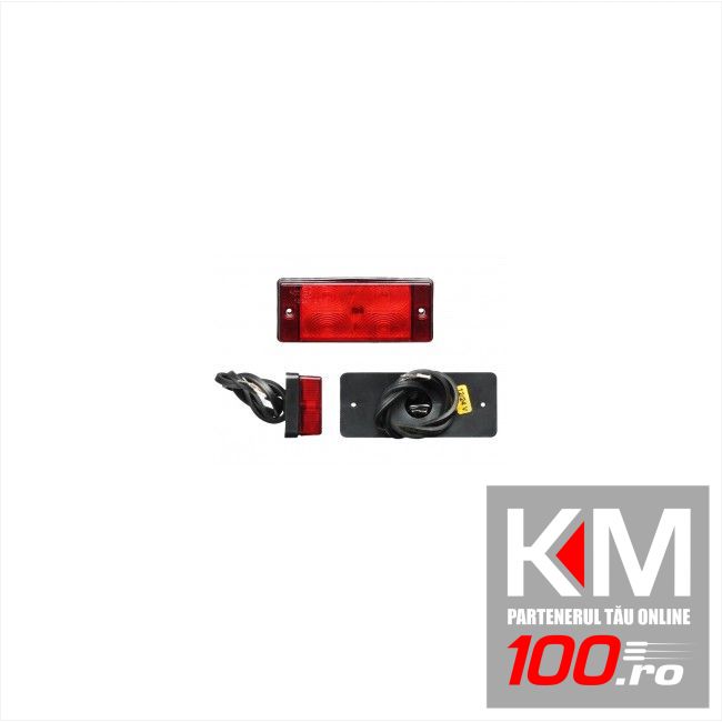 Lampa auto pentru ceata rosie cu leduri 12V , 108x46x25mm , 1 buc.
