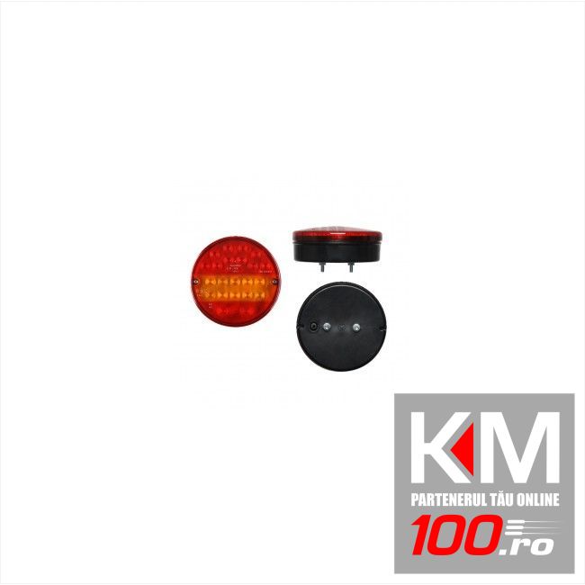 Lampa auto pentru remorca partea Dreapta/ Stanga rotund cu leduri 12/24V 140mm fara lampa numar , 1 buc.