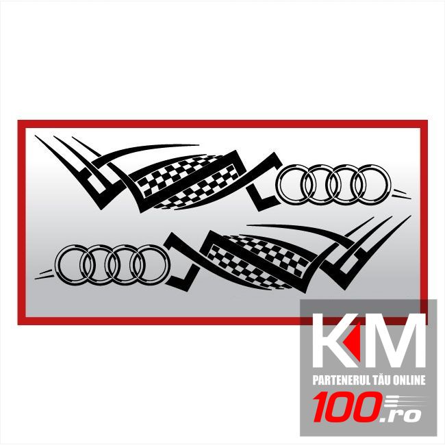 Set 2 buc. stickere portiere TRIBAL - AUDI
