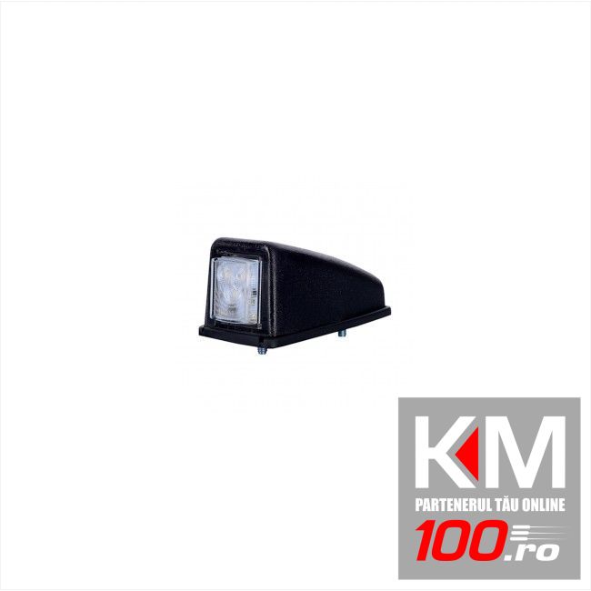 Lampa gabarit auto 12/24V cu LED, culoare Alba , 52x47x102mm, fixare cu suruburi