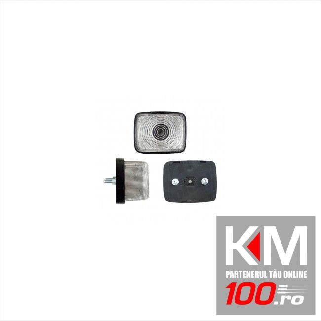 Lampa gabarit auto 12/24V rectangulara Alba 80x65x45mm , 1 buc.