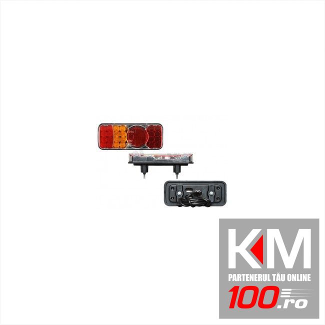 Lampa auto pentru remorca cu leduri, stanga, 12/24V, 200x85x40mm, cu lumina ceata , 1 buc.