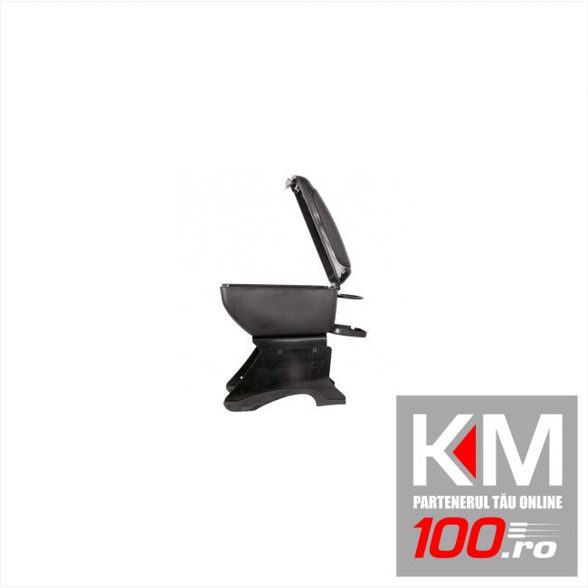 Cotiera auto universala Carpoint Compact neagra cu suport de pahare