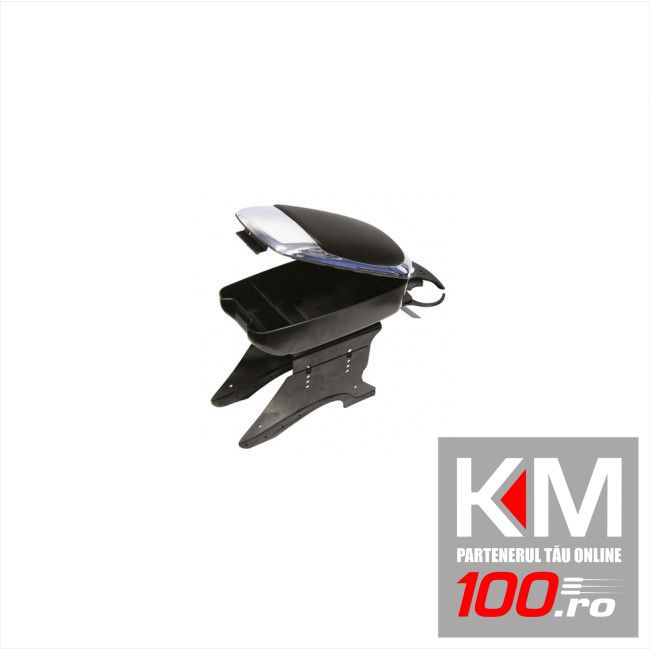 Cotiera auto universala Carpoint crom cu suport pahare