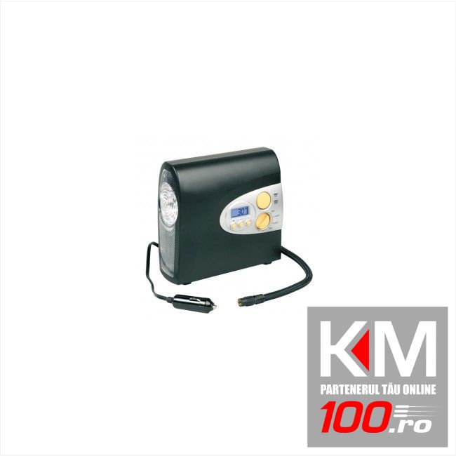 Compresor auto Carpoint 12V 7bar/100psi afisaj digital cu lanterna si cablu de 3.5m
