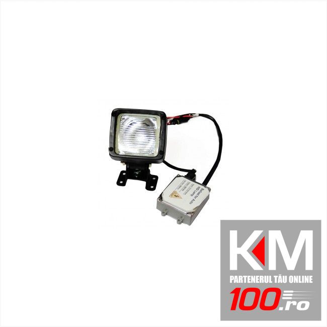 Proiector auto 12V cu bec Xenon si droser , dimensiuni 105x95x60 mm , 1 buc.