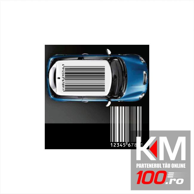 Sticker auto plafon - BARCODE