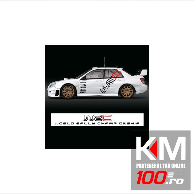 Set complet stickere WRC