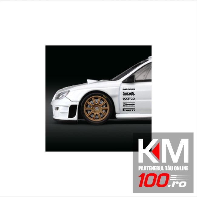 Set complet stickere WRC