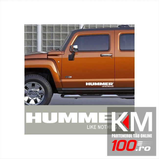 Sticker auto laterale HUMMER (set 2 buc.)