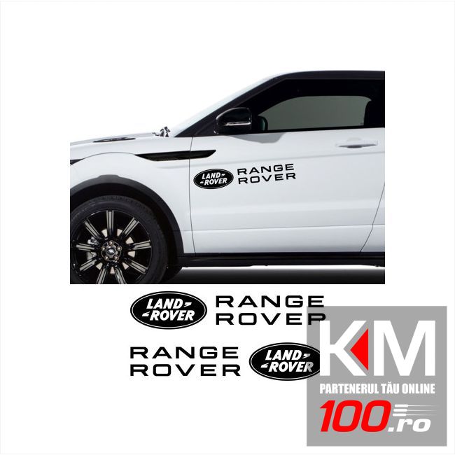 Sticker auto laterale LAND ROVER (set 2 buc.)