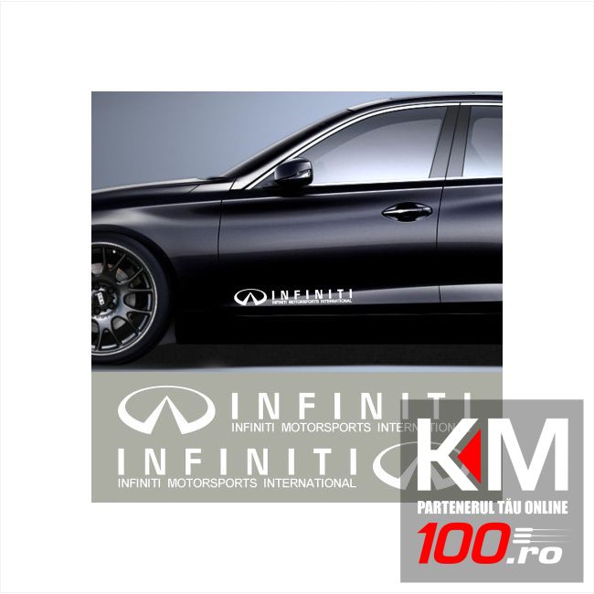 Sticker auto laterale INFINITI (set 2 buc.)